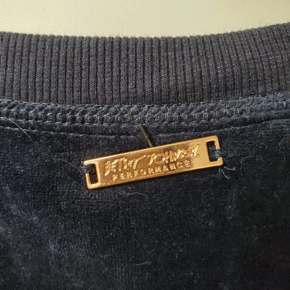 BETSEY JOHNSON | Performance Blue Velour Laceup Small - Picture 6 of 9